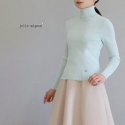 完売です】【ジョリーミニョン】MIXツイードノーカラー ショート丈