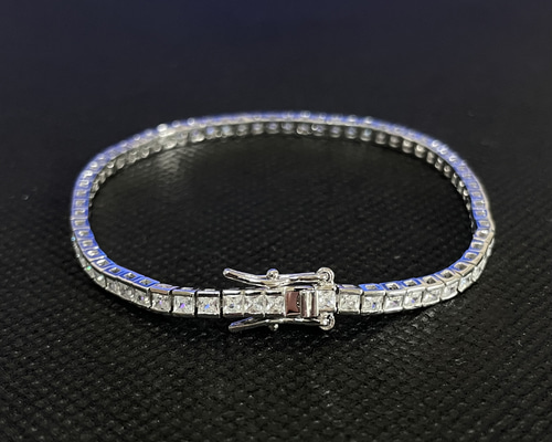 キュービックジルコニア CZ シルバー silver925 テニス