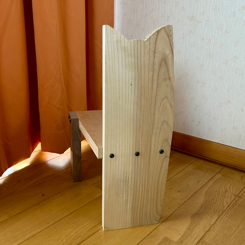 かわいい耳がついた森の木椅子（koisu) 組立キットNo.04 DIY 日曜大工
