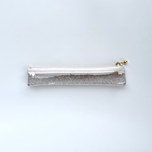 おっしゃれ〜❣️超スリムペンケース リバティラミネート生地ケイティ  