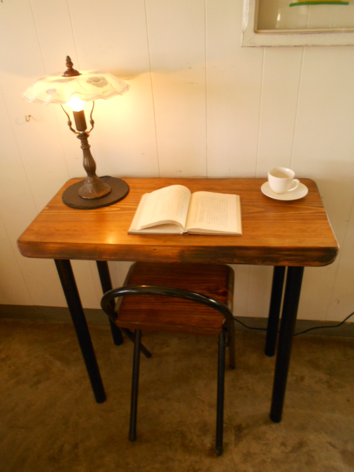 ひのきアイアンテーブル・イスセット05-24-3