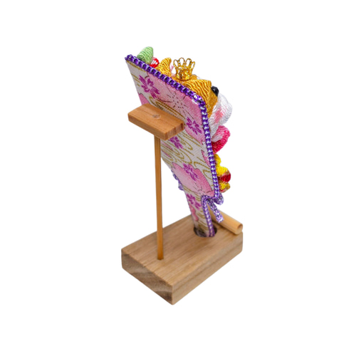 2025年新作】柴犬ひな人形（♂青、♀ピンク）、わんちゃんの羽子板