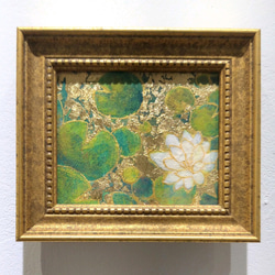 ○水面に委ねて… 絵画原画 林中の水鏡 水彩画原画（SM） 絵画 yko 通販 14730308｜Creema