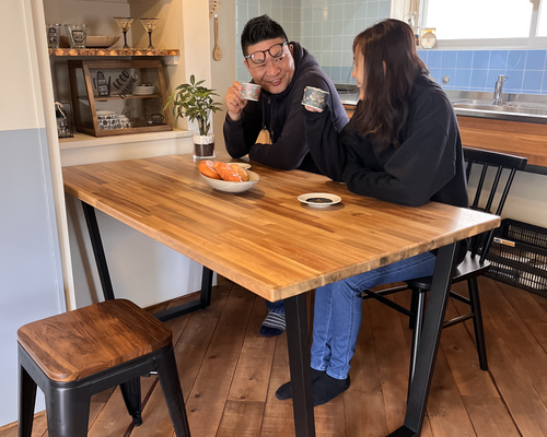 足場板　アイアン　テーブル　COBA おしゃれ　ダイニング　リビング　かっこいい 足場板 アイアン テーブル COBA ダイニング リビング 家まで直接配送可能