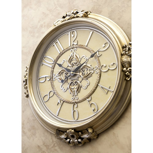 アンティーク調 高級 掛け時計【無音連続秒針付】ビクトリアンパレス