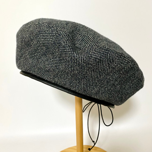 KAPITAL キャピタル ツイード パッチワーク ベレー帽 ヘリンボーン Ruben 帽子 ベレー帽 RUBEN SIX PANEL HUNTING 6パネル ハンチング