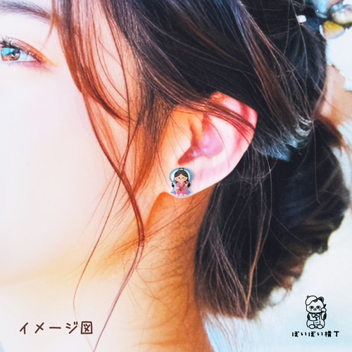 4つ選べる】お正月、七福神のピアス・ノンホールピアス ピアス