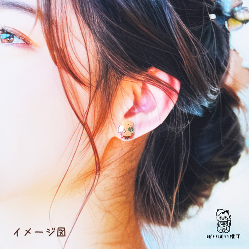 4つ選べる】お正月、七福神のピアス・ノンホールピアス ピアス