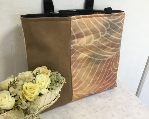 花ぷらら・ハンドメイド・リメイク・大島紬・カバン・がま口