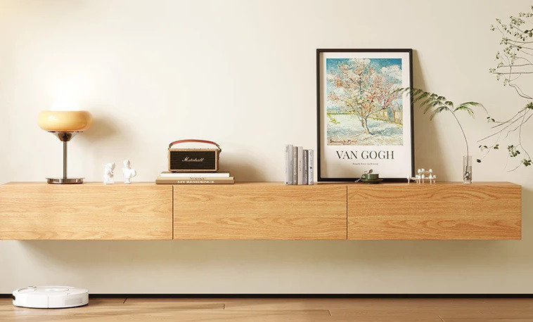 フロートボード 150cm オーク　天然素材　オーガナイザー　収納スペース