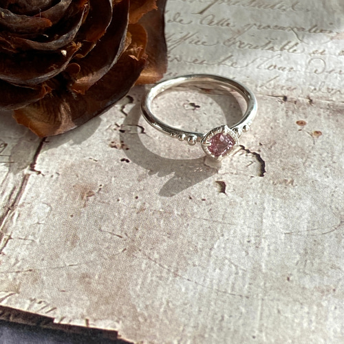 r様 ピンクスピネル リング 11号 一点物】ピンクスピネルのリング（11