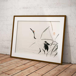 鶴（ツル） 絵画 のおすすめ人気通販｜Creema(クリーマ) 国内