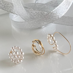 【5/6まで】【春の福袋2025 No.2】 イヤーカフ　3点セット 3枚目の画像