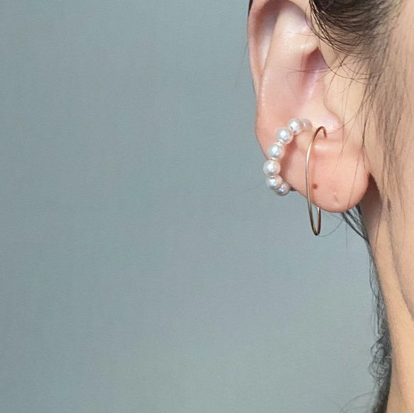 【5/6まで】【春の福袋2025 No.2】 イヤーカフ　3点セット 8枚目の画像