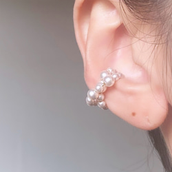 【5/6まで】【春の福袋2025 No.2】 イヤーカフ　3点セット 4枚目の画像