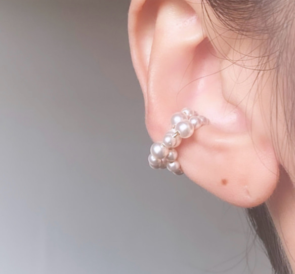 【5/6まで】【春の福袋2025 No.2】 イヤーカフ　3点セット 4枚目の画像