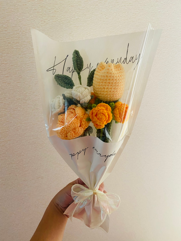 ギフト 花束 花 プレゼント 枯れない花 あみぐるみ 記念日 結婚式 誕生