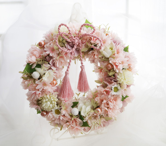 そろろん♡ひな祭り♡桜♡フラワーリース さくらリース＊ひな祭りリース＊春桜リース リース アトリエ