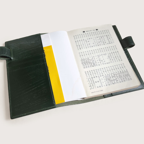 ブライドルレザー】A6 手帳カバー ノートカバー ブックカバー 本革