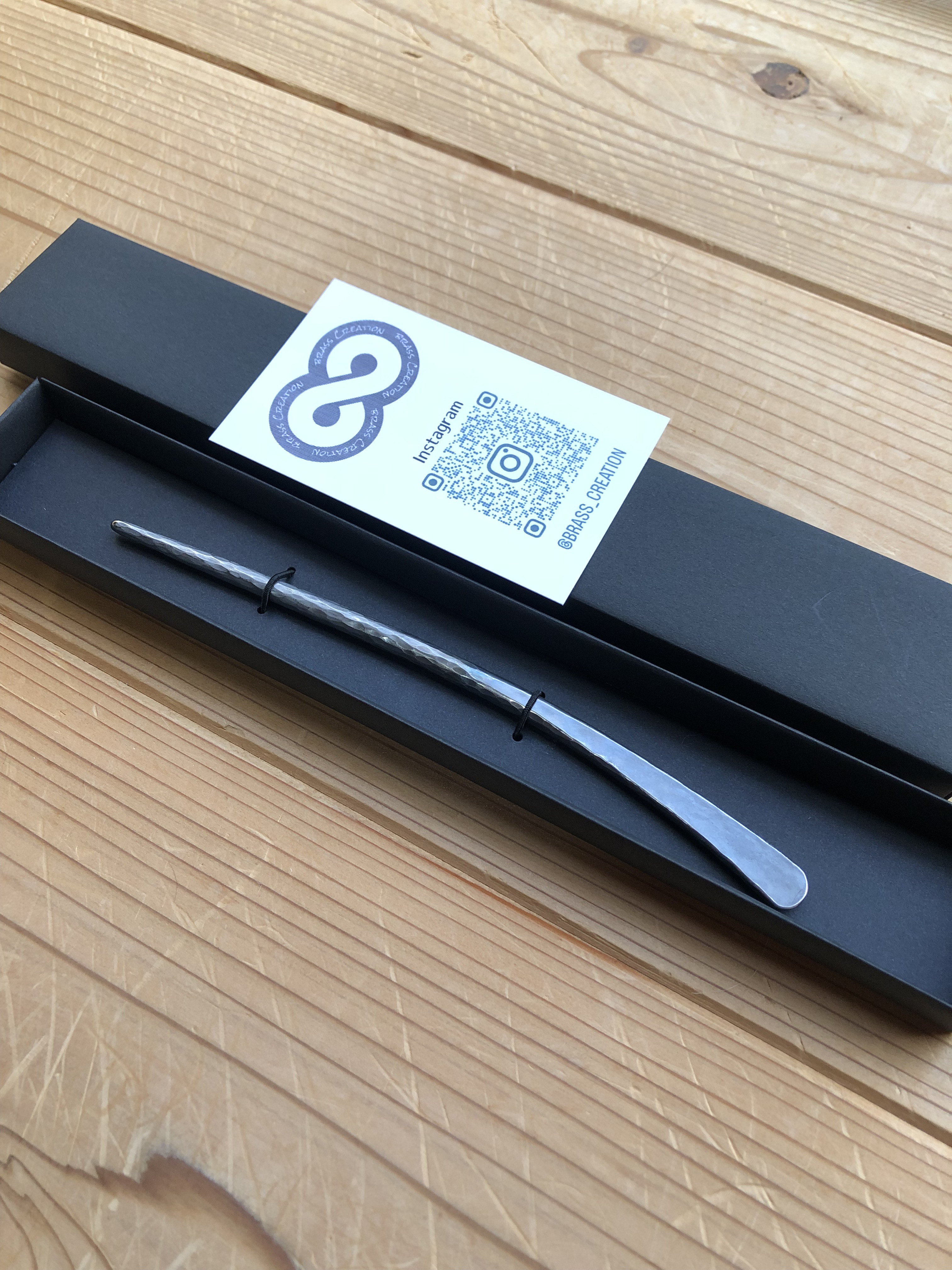 titanium hair stick “matchlock” 純チタン製 火縄銃 かんざし ヘアスティック 受注生産品