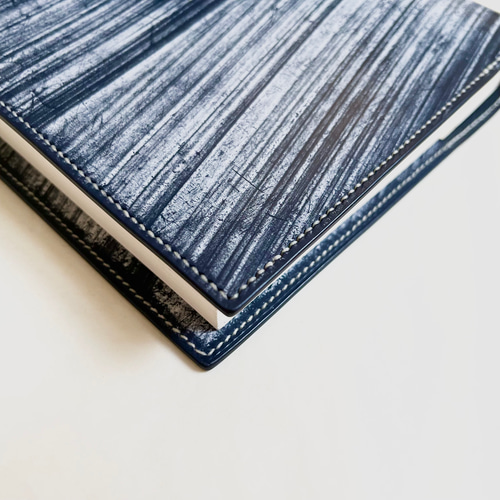 【受注生産】A5手帳カバー　ブックカバー　ノートカバー　ブライドルレザー　手縫い ブライドルレザー】A5 手帳カバー ノートカバー ブックカバー 本