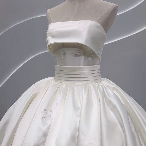 【新品未使用】CAMEOコレクティブ /ビスチェドレス ZL＋17376B | ウェディングドレスレンタル TIG DRESS 東京