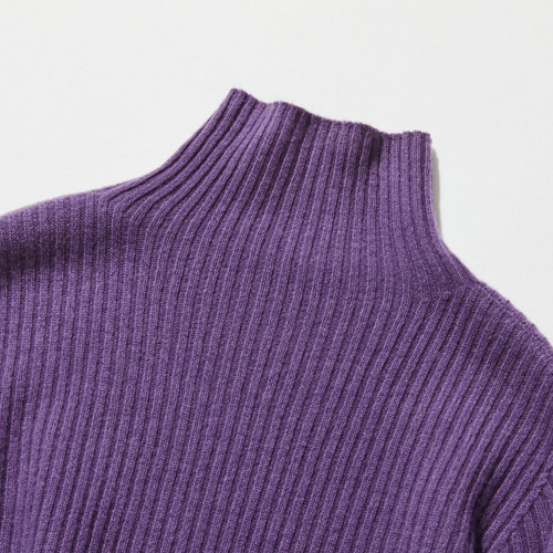 ☆即納☆シンプルなのに、表情豊かな一枚 ウールニット タートルネック