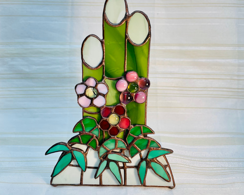 ステンドグラス　置物 干支 寅 虎 トラ「とらくん」 ステンドグラス 置物 : ステンドグラス