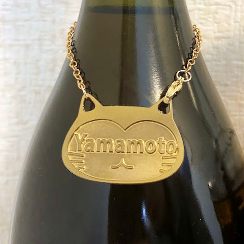 3種のねこのボトルキープタグ 名入れ、文字入れ、猫タグ その他