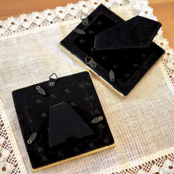 版画 - under the mimosa tree - navy （シルクスクリーンプリント） 5枚目の画像