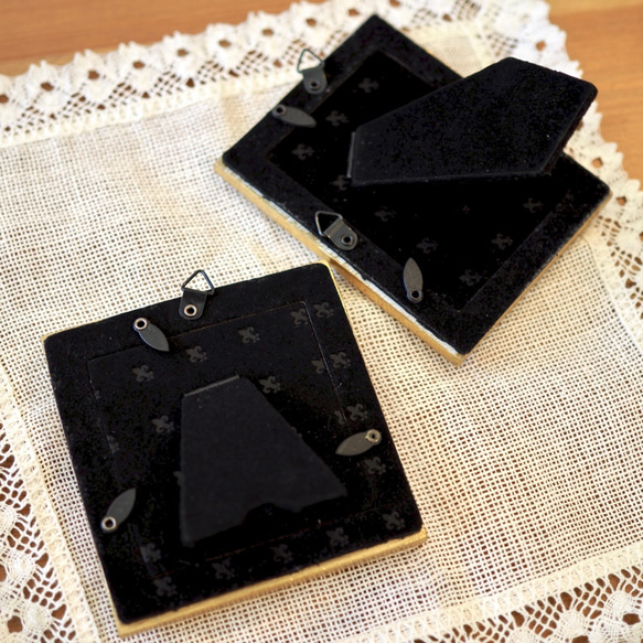 版画 - under the mimosa tree - navy （シルクスクリーンプリント） 5枚目の画像