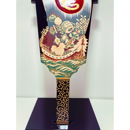 2024 干支押絵キット 羽子板・招福龍 |生地 和柄/和布/ちりめん