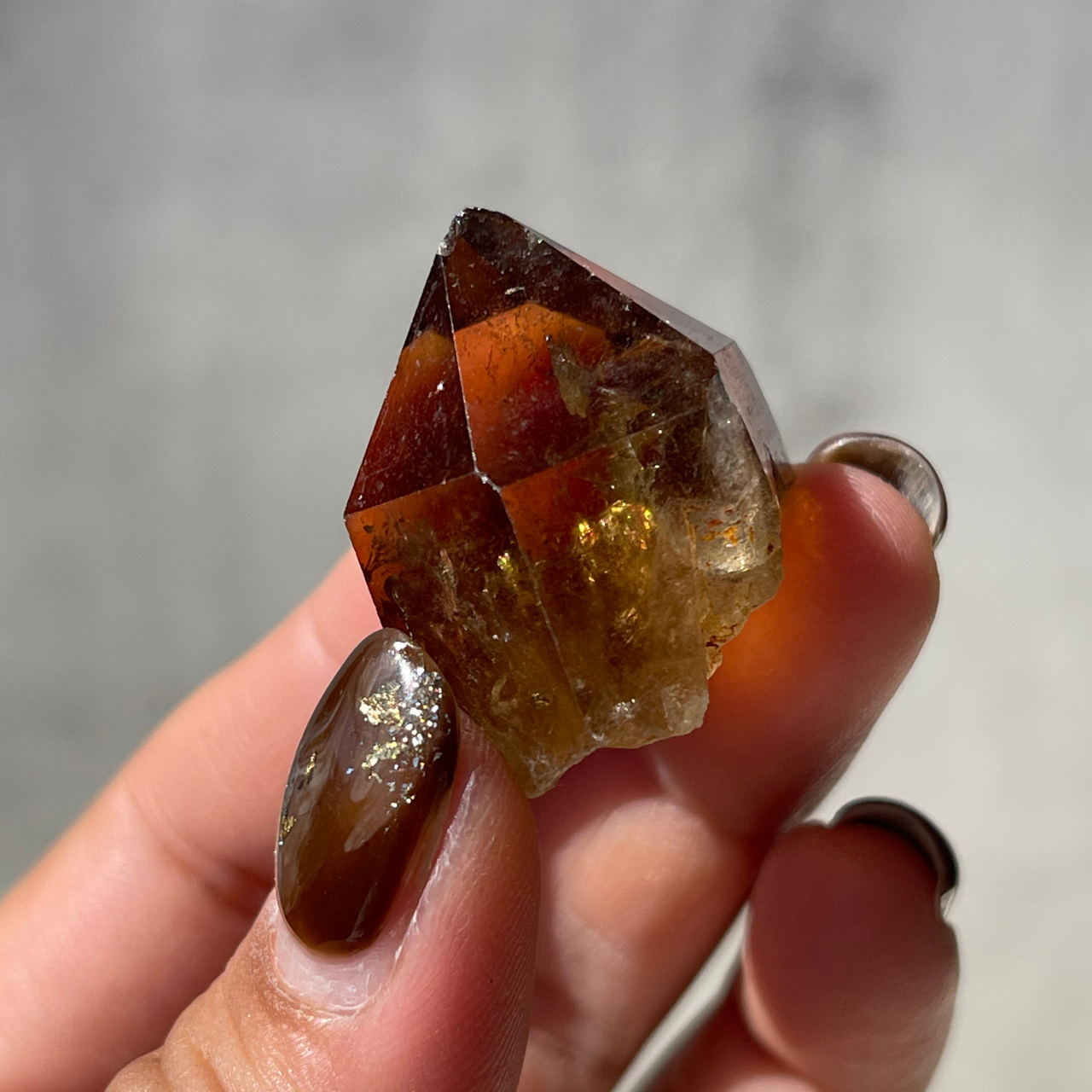 激レアコンゴ産天然シトリン、クンダリーニシトリン コンゴ産 クンダリーニシトリン（非加熱シトリン）】③ 黄水晶