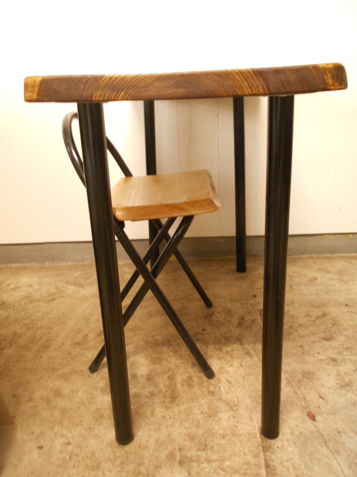 ひのきアイアンテーブル　09-11-2（テーブルのみ）　（横幅97㎝カット可能）