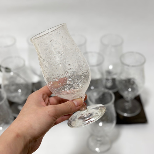 ワイングラス NZハンドメイド 九谷和グラス ワイングラス フラワー