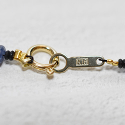 ж K18 18金 天然ブルーサファイア70.605ct 45.3㎝ネックレス 6枚目の画像