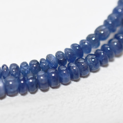 ж K18 18金 天然ブルーサファイア70.605ct 45.3㎝ネックレス 3枚目の画像