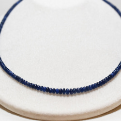 ж K18 18金 天然ブルーサファイア70.605ct 45.3㎝ネックレス 4枚目の画像