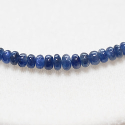 ж K18 18金 天然ブルーサファイア70.605ct 45.3㎝ネックレス 2枚目の画像