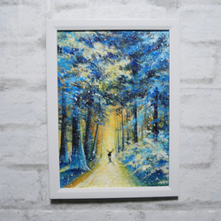 油絵 絵画 【森の紅葉】 絵画 HR 通販 16759128｜Creema(クリーマ)