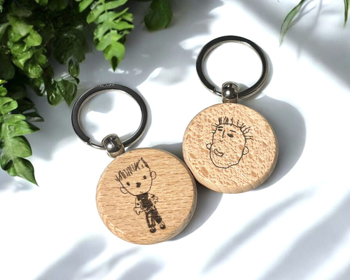 似顔絵キーホルダーご確認ページ☺︎父の日ギフト❁オリジナル 