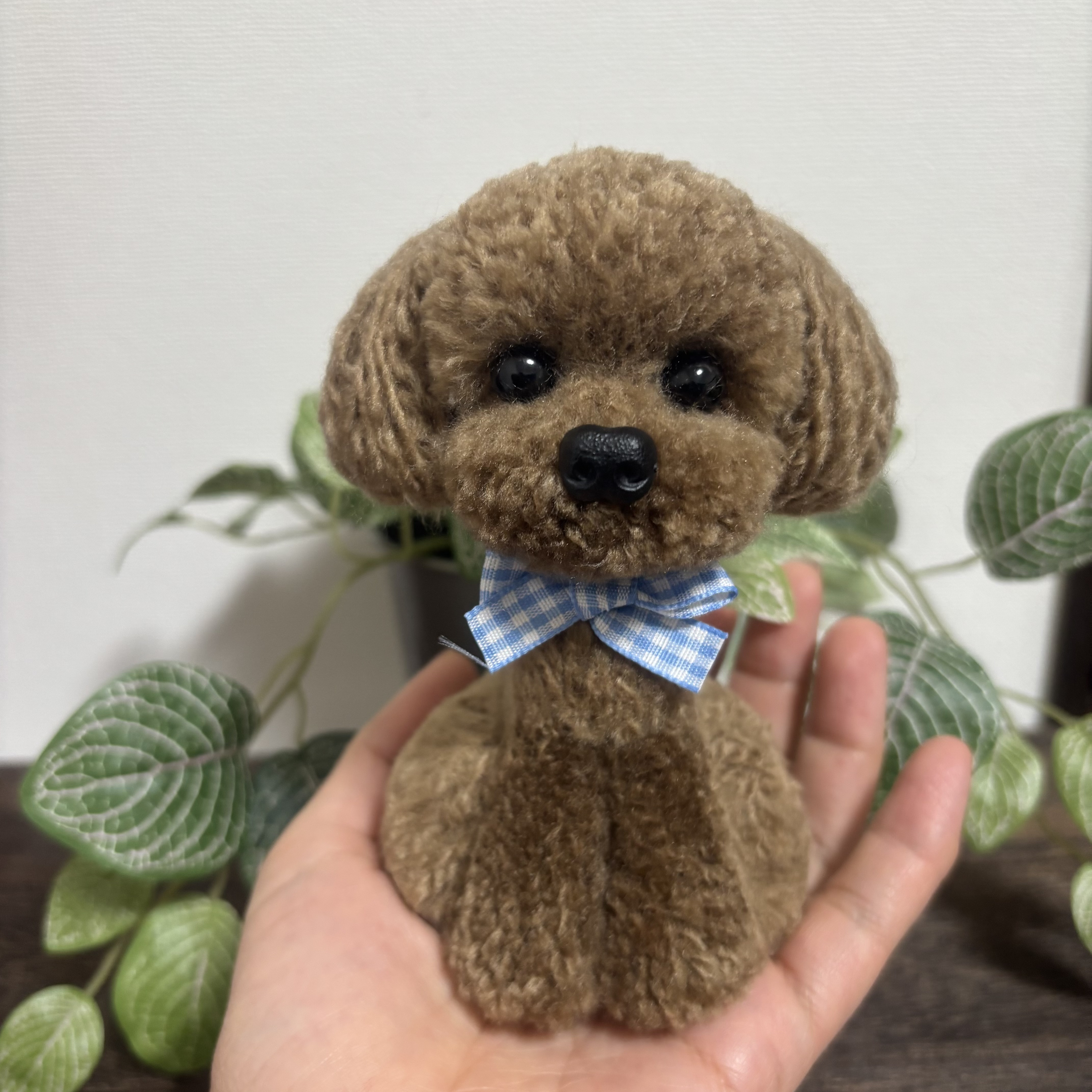 動物ぽんぽん トイプードル ヘーゼルブラウン その他人形 ricksan 通販