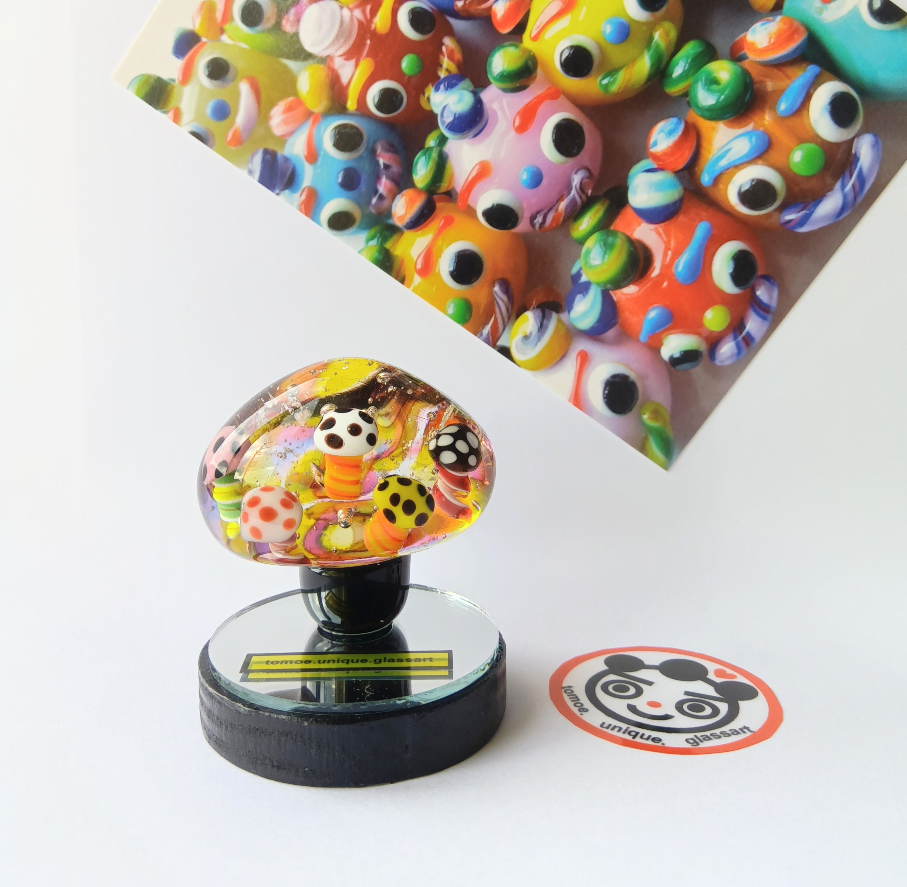 ガラスのキノコ