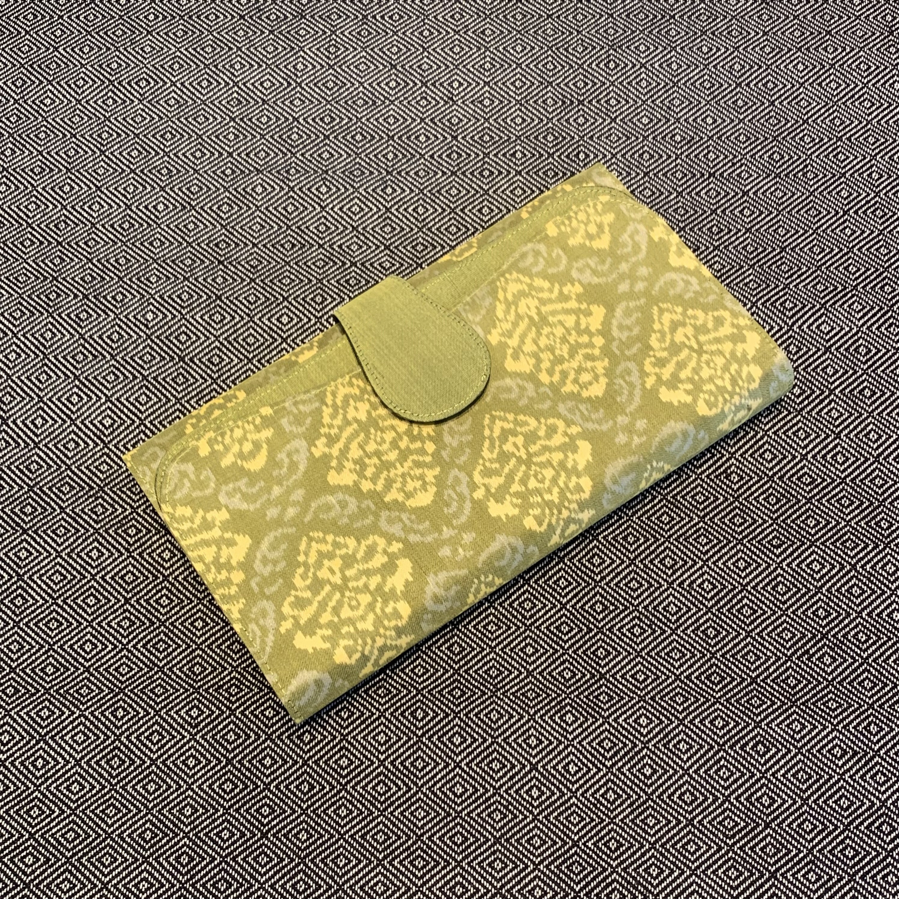 新作　財布　絣財布　春財布　グリーン 35,750円