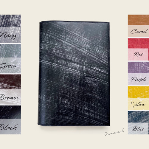 ブライドル】選べるサイズ A7 B7 A6 文庫本 B6 四六判 A5 B5 本革 手帳