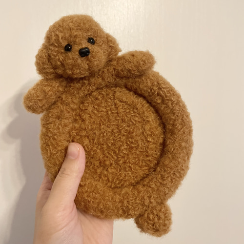 にゃん様オーダー専用♡羊毛フェルトトイプードルご確認画面　敷物 にゃん様オーダー専用♡羊毛フェルトトイプードルご確認画面 敷物