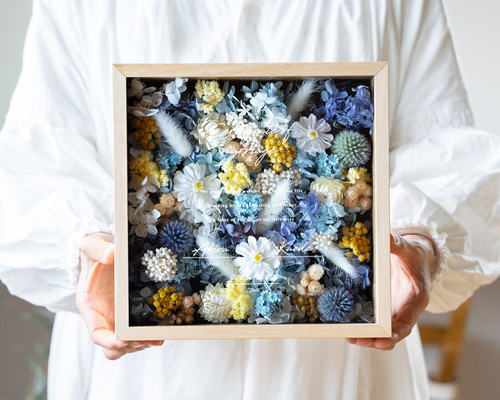 結婚証明書・ゲスト参加型】ドライフラワー100本セット（ホワイト