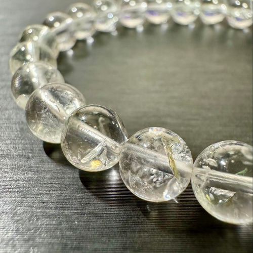 オイルインクォーツ 7mm ブレスレット 天然石 ブレスレット LUNASTONE