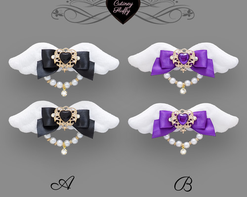 ライトグリーンMoonヘアクリップ　ロリータ　地雷　量産型　推し活　ハンドメイド ライトグリーンMoonヘアクリップ ロリータ 地雷 量産型 推し活