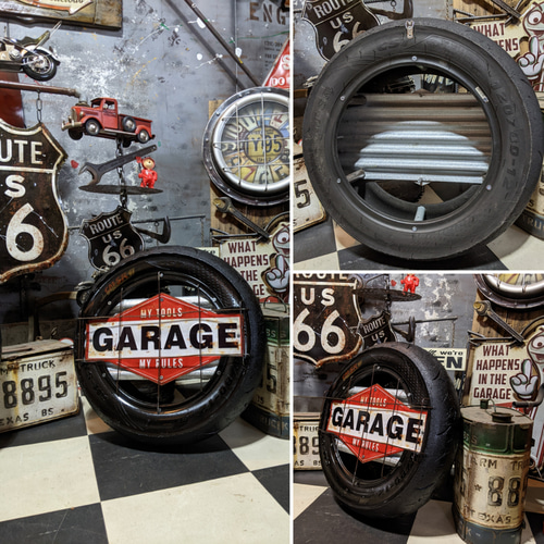 GARAGEサインボード ガレージ壁掛け看板 アメリカンフェンス